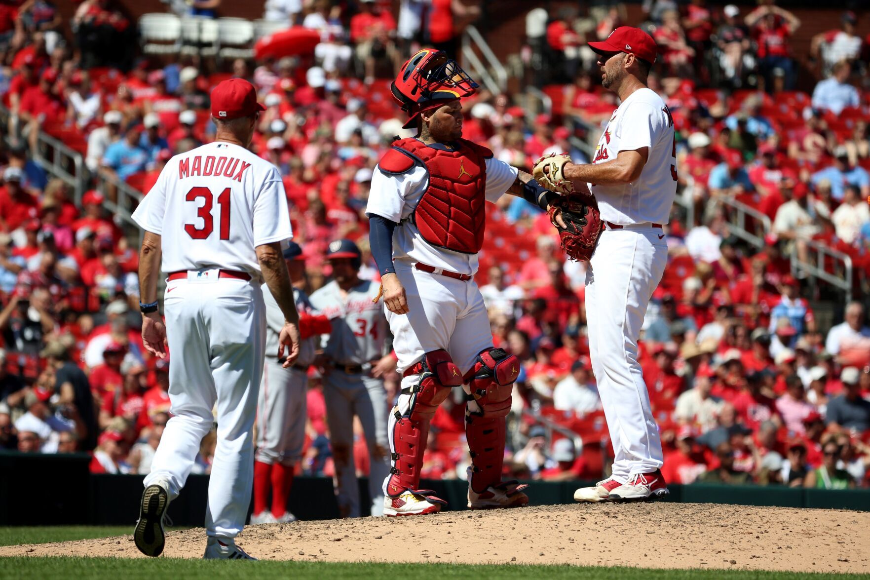 Waino and Yadi make history but Nationals beat Cardinals 11-6